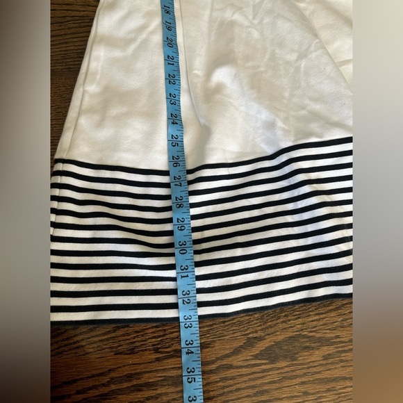 Madewell Black & White Striped Cotton Nautical Dress Size M - Picture 7 of 8